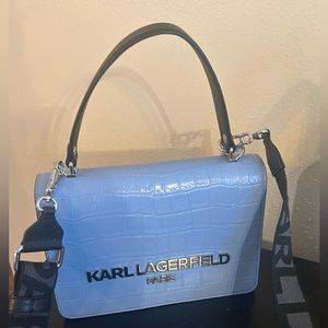 Karl Lagerfeld Blue Cross Body Bag